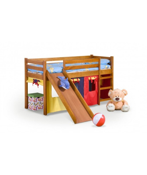 Lit au sol en pin avec toboggan pour enfants Neo Plus Arin, 190 x 80 cm chez Cornerstreet bien 