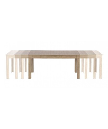 Table extensible en aggloméré et MDF Sewer Chêne Sonoma, L160-300xl90xH76 cm vente chaude votre 