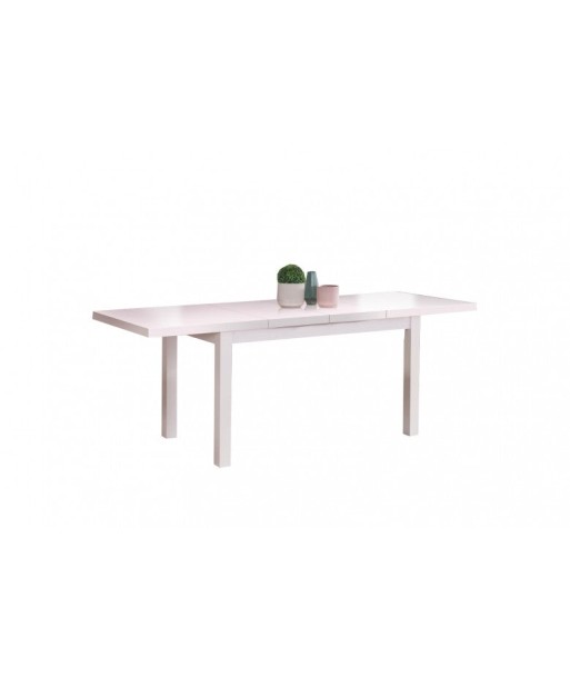 Table extensible en aggloméré et MDF Tiago 2 Blanc, L140-220xl80xH76 cm 2 - 3 jours ouvrés.