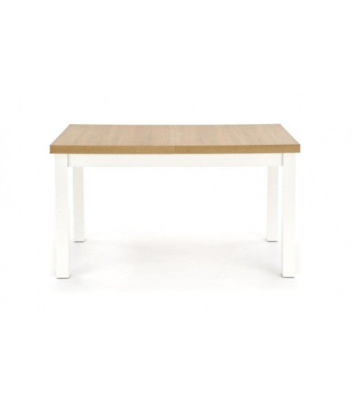 Table extensible Tiago 2 Riviera Chêne / Blanc aggloméré et MDF, L140-220xl80xH76 cm paiement sécurisé