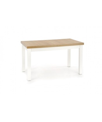 Table extensible Tiago 2 Riviera Chêne / Blanc aggloméré et MDF, L140-220xl80xH76 cm paiement sécurisé