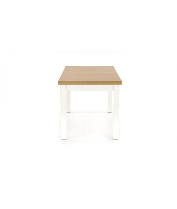 Table extensible Tiago 2 Riviera Chêne / Blanc aggloméré et MDF, L140-220xl80xH76 cm paiement sécurisé