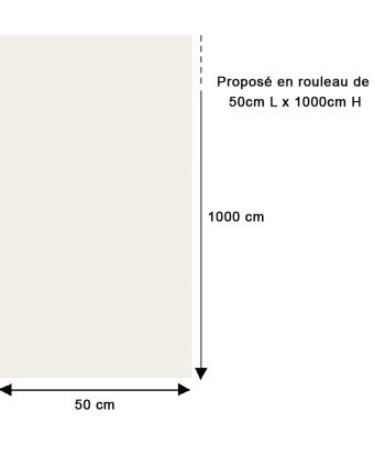 Papier peint unis - crème de la marque