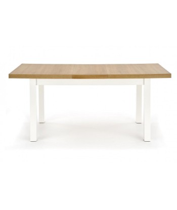 Table extensible Tiago 2 Riviera Chêne / Blanc aggloméré et MDF, L140-220xl80xH76 cm paiement sécurisé