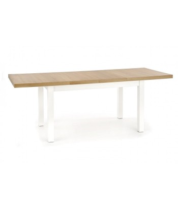 Table extensible Tiago 2 Riviera Chêne / Blanc aggloméré et MDF, L140-220xl80xH76 cm paiement sécurisé