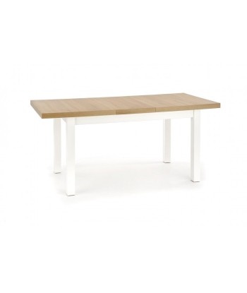 Table extensible Tiago 2 Riviera Chêne / Blanc aggloméré et MDF, L140-220xl80xH76 cm paiement sécurisé