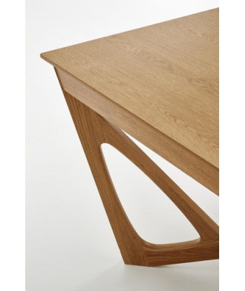 Table extensible en MDF et bois Chêne Wenanty, L160-240xl100xH77 cm le concept de la Pate a emporter 