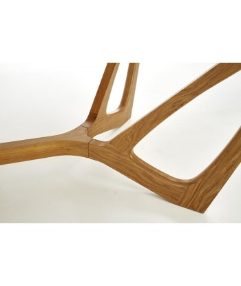 Table extensible en MDF et bois Chêne Wenanty, L160-240xl100xH77 cm le concept de la Pate a emporter 