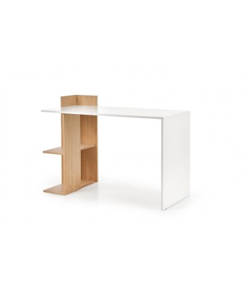 Table de bureau Chêne Fino / Blanc pâle, L122xl57xH85 cm 2023