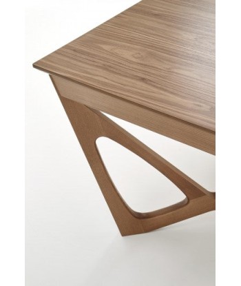 Table extensible en MDF et bois Wenanty Noyer Américain, L160-240xl100xH77 cm paiement sécurisé