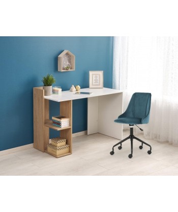 Table de bureau Chêne Fino / Blanc pâle, L122xl57xH85 cm 2023