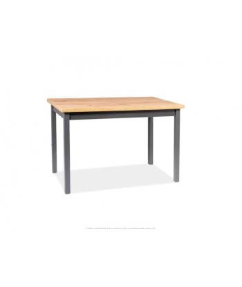 Table en aggloméré et MDF, Adam Medium Chêne Lancelot / Anthracite, L100xl60xH75 cm est présent 