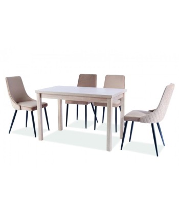 Table en aggloméré et MDF, Adam Medium Chêne Sonoma, L100xl60xH75 cm vente chaude votre 