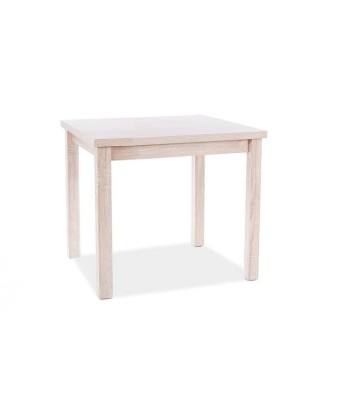 Table en bois aggloméré et MDF, Adam Small Chêne Sonoma, L90xl65xH75 cm 50% de réduction en Octobre 2024