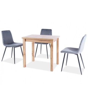 Table en bois aggloméré et MDF, Adam Small Chêne Sonoma, L90xl65xH75 cm 50% de réduction en Octobre 2024