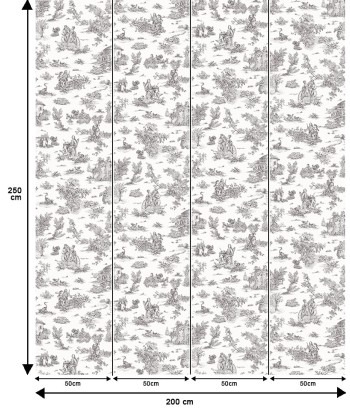 Papier peint Toile de Jouy – Voltaire français