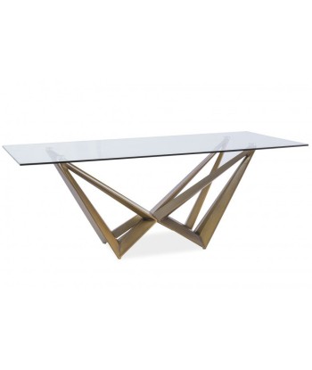 Table en verre Aston, L200xl100xh76 cm Jusqu'à 80% De Réduction