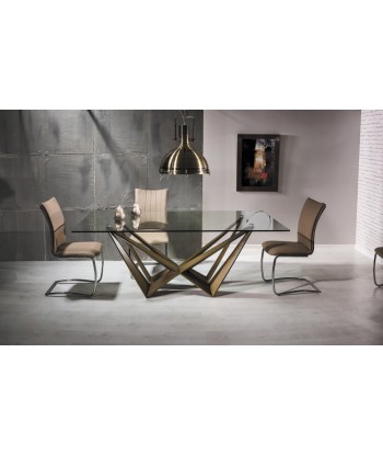 Table en verre Aston, L200xl100xh76 cm Jusqu'à 80% De Réduction