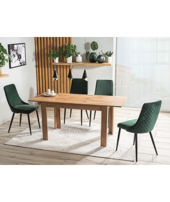 Table extensible en aggloméré, Avis II Wotan Oak, L120-155xl68xH75 cm vente chaude votre 