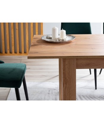 Table extensible en aggloméré, Avis II Wotan Oak, L120-155xl68xH75 cm vente chaude votre 