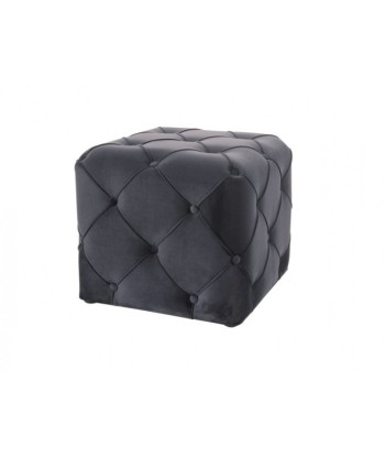 Tabouret tapissé de tissu Aviva K Velvet Noir, l50xA50xH45 cm l'achat 