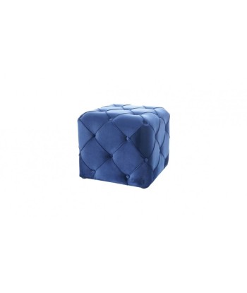 Tabouret tapissé de tissu Aviva K Velvet Bleu marine, l50xA50xH45 cm la livraison gratuite