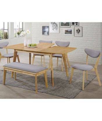 Table extensible en MDF, placage et bois Brando, Chêne , L120-160xl80xH75 cm acheter