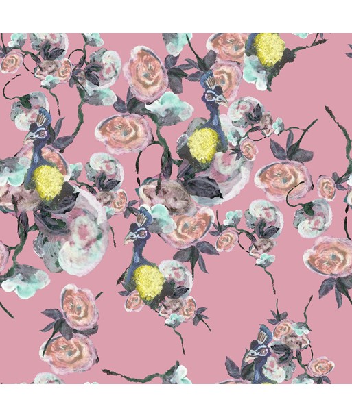 Papier peint floral - Rose de Roses Sauvages Toutes les collections ici