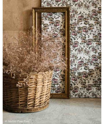 Papier peint floral - Art Nouveau vous aussi creer 