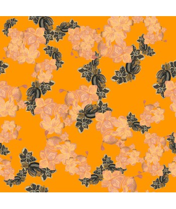 Papier peint floral - Black Orange acheter