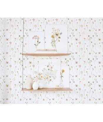 Papier peint fleurs - Mayflowers ou a consommer sur place