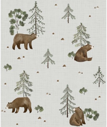 Papier peint animaux - Mountain & Bears Les êtres humains sont 