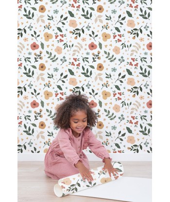 Papier peint fleurs - Floral Silhouettes 50-70% off 